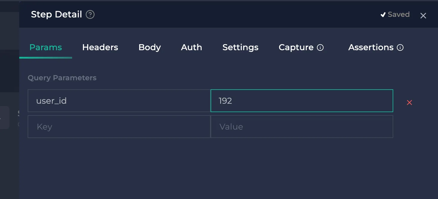 Load test params